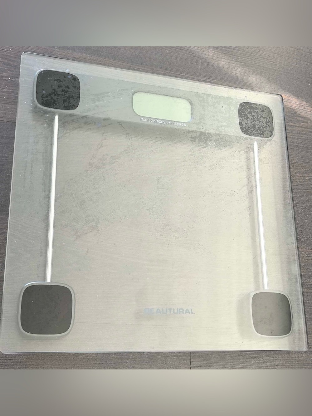 BEAUTURAL Glass Digital Bathroom Scale